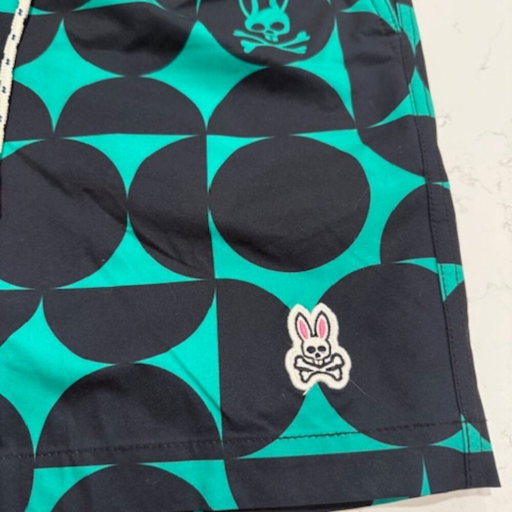 Psycho Bunny Mens Swimsuit Size M- Blac
